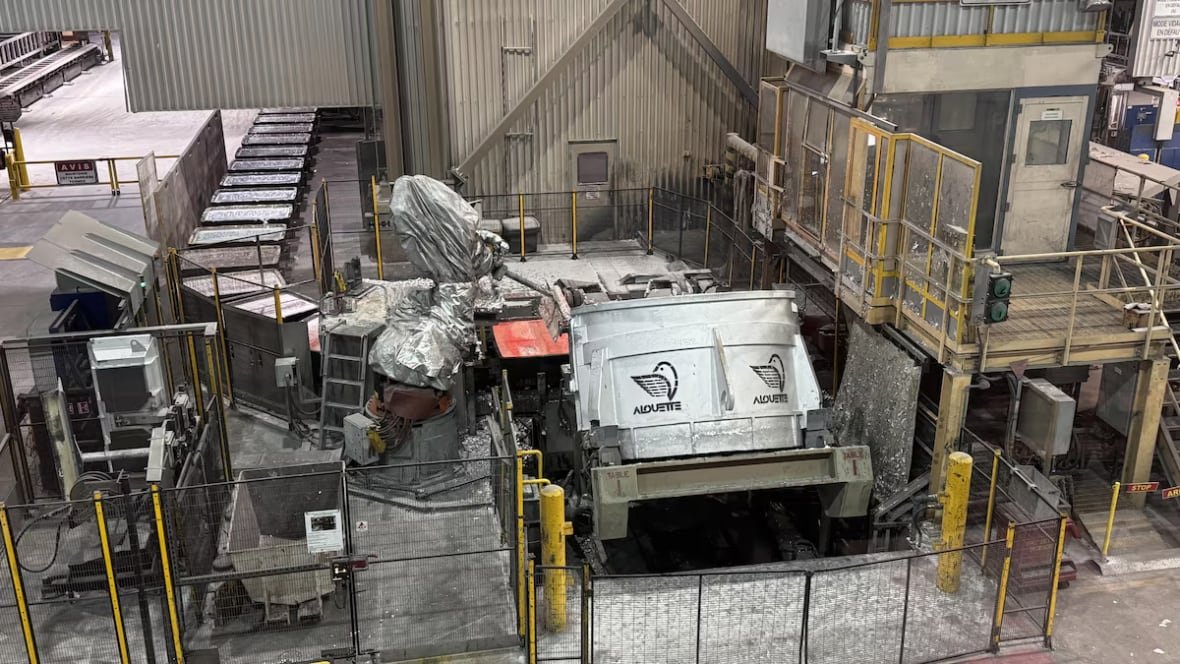 view of aluminum processing