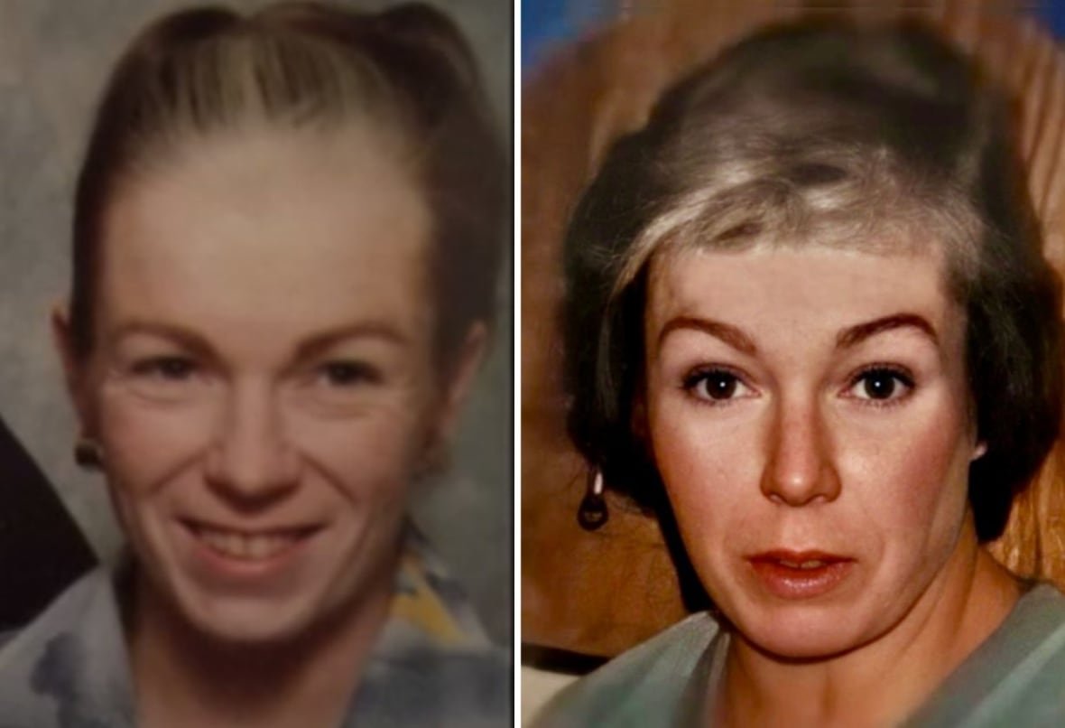 dee-glabus-1 Two photos of a woman, taken several years apart.