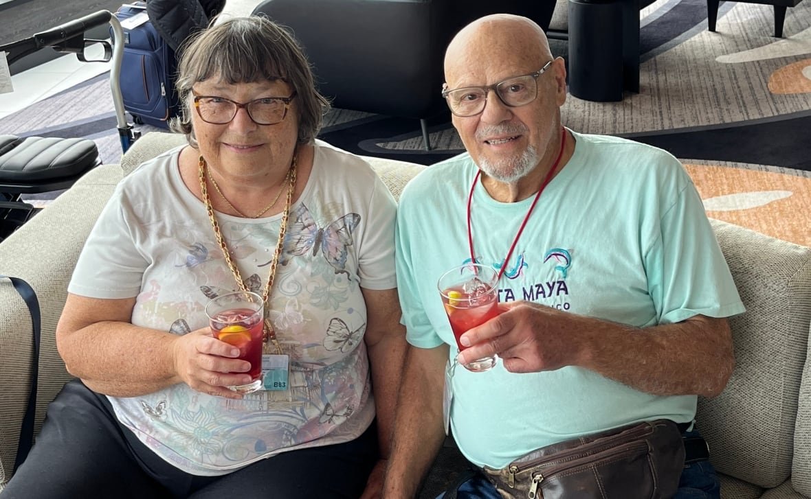 Norma DiGiandomenico, left, and her husband are hoping their voting kits reach them at their winter home in Texas in time to fill out and send back before the Ontario election, but she's worried about the speed of the mail system.